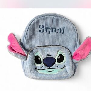 Disney Stitch Kids Backpack - Blue and Pink